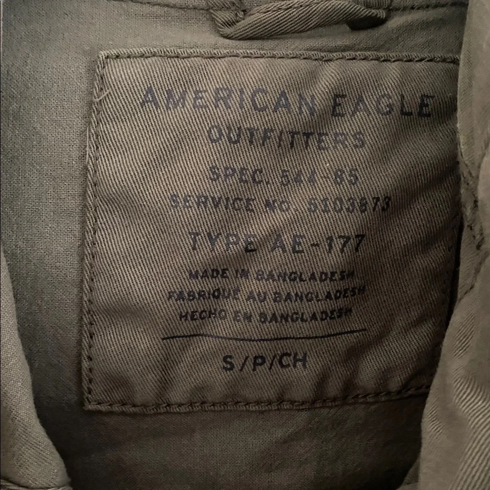 Women’s American Eagle Outfittersutility  Jacket army green coat small